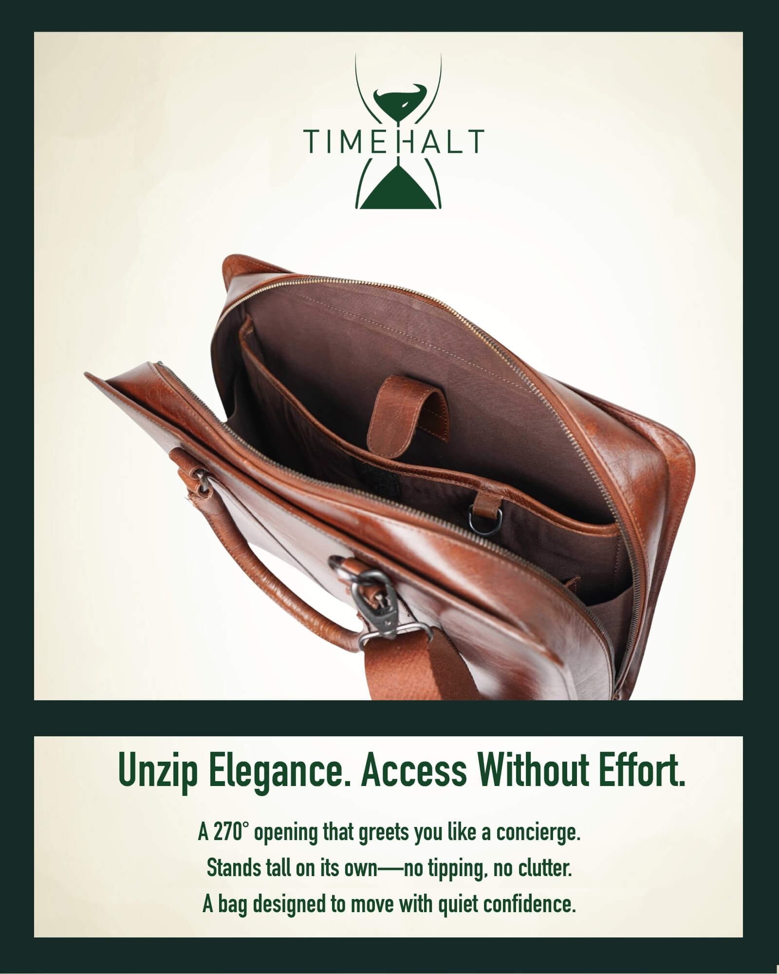 The Vanguard- leather laptop bag