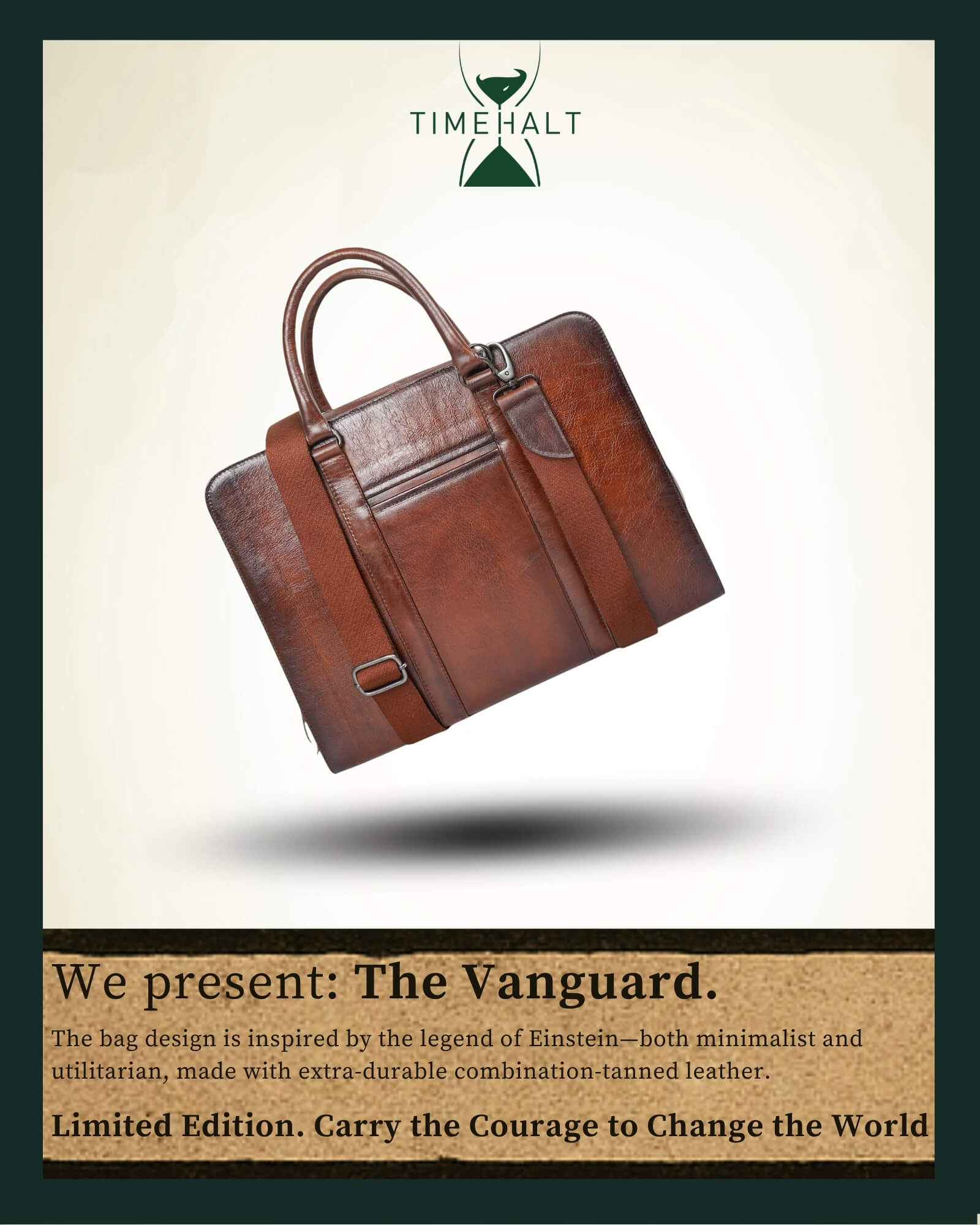 The Vanguard- leather laptop bag
